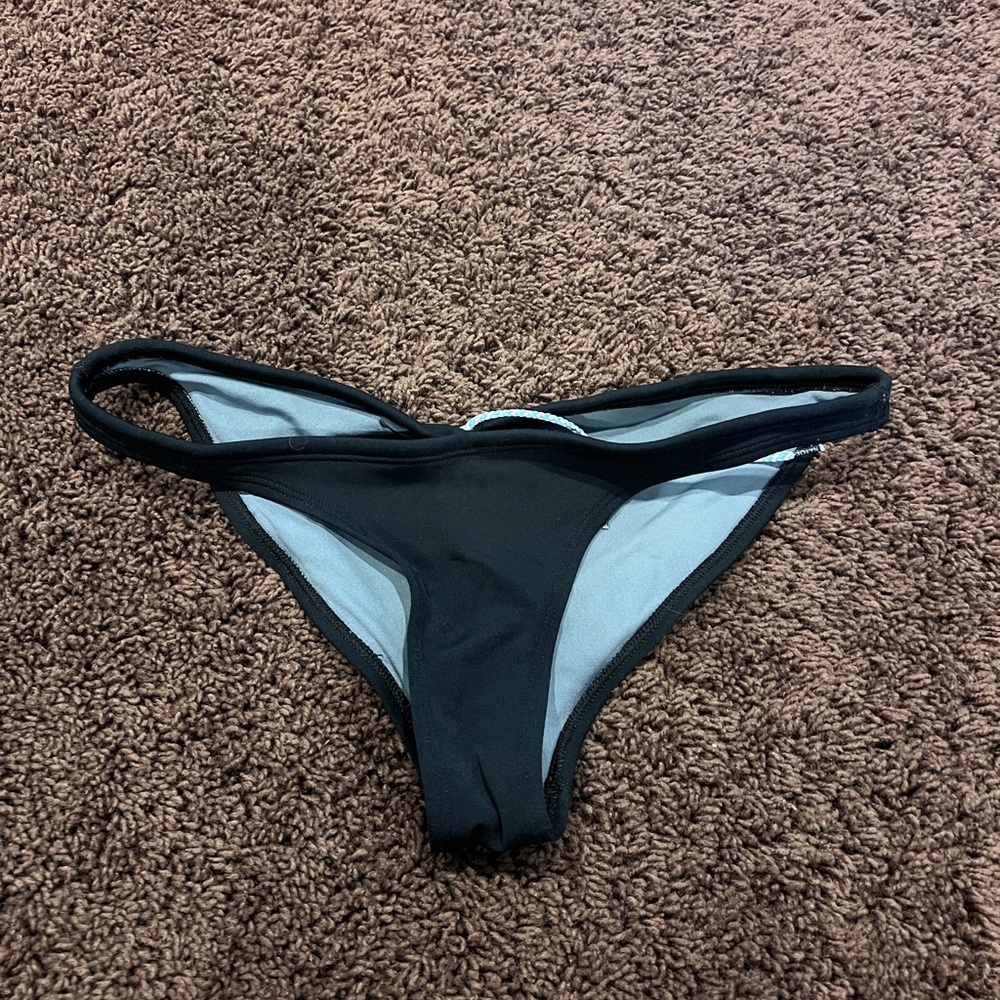 Black and Gray Bikini Bottom